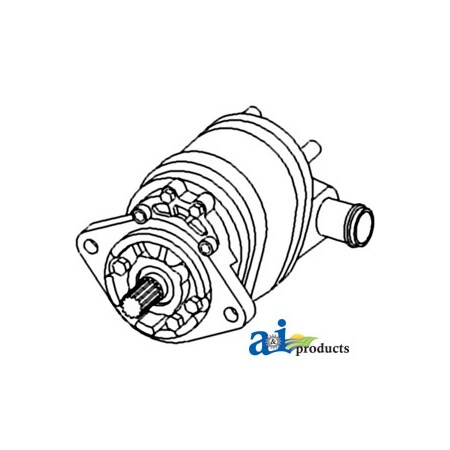 A & I Products Pump, Hydraulic (Triple) 9.5" x9.6" x9.4" A-70249437